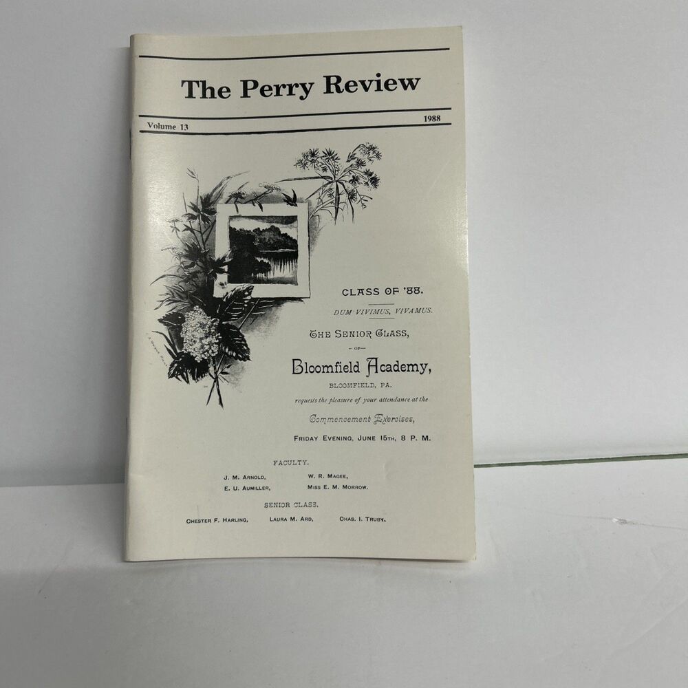 The Perry Review Volume 13 Class Of 1988